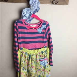 Vguc Matilda Jane dress w guc headband